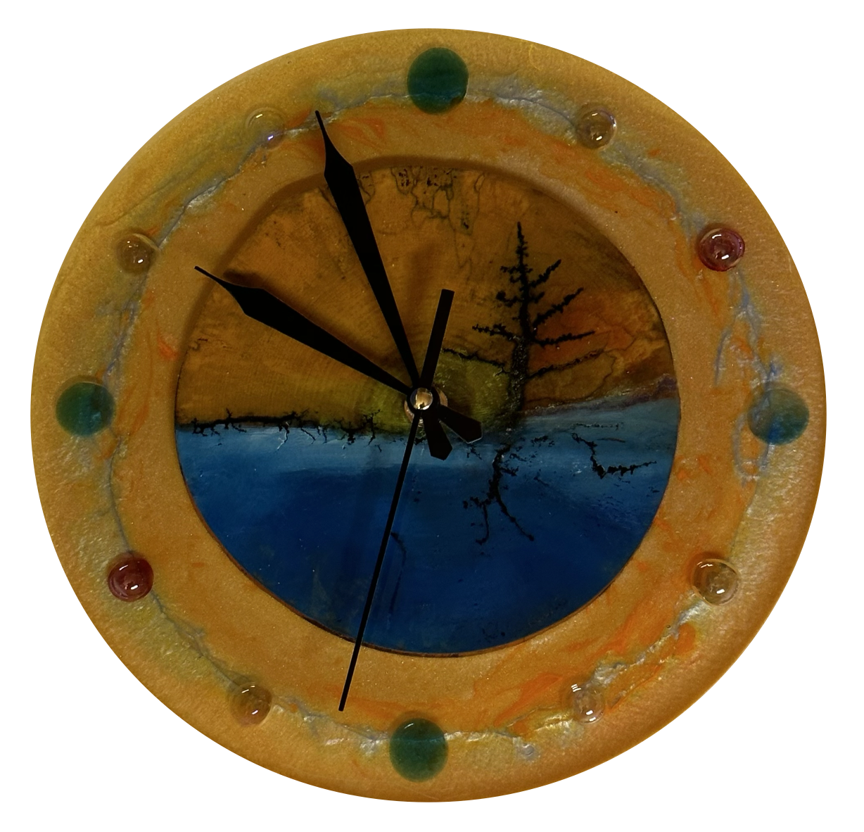 Clock -018, 10" dia.