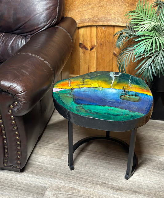 Wood/Epoxy Table-001