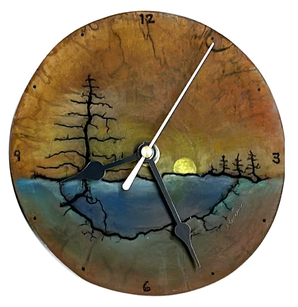 Clock -015, 6.5" dia.